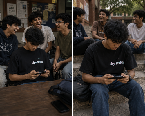 Communication fears me T shirt Over size