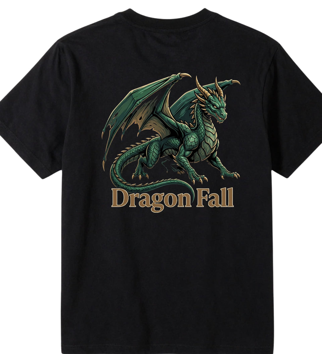 Dragon Fall Graphic T-Shirt for Men – Dragon T-Shirt Design