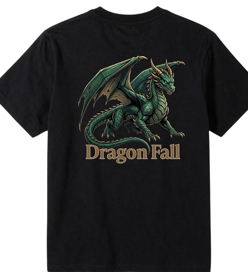 Dragon Fall Graphic T-Shirt for Men – Dragon T-Shirt Design
