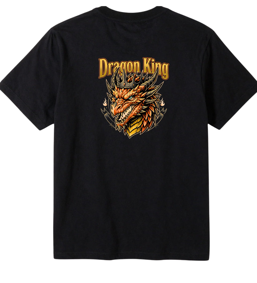 Dragon King Dragon Print T-Shirt for Men