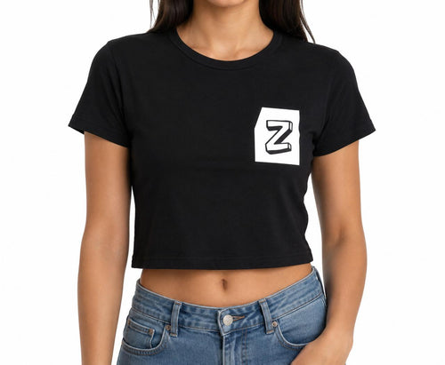 We Stan Confidence Z T shirt Crop Top