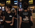 I'm Trying My Best Women's Graphic T-Shirt