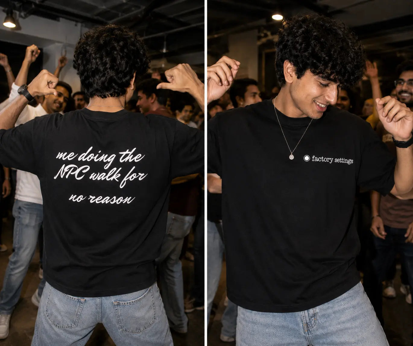 Me Doing NPC Walk For No Reason Graphic T-Shirt