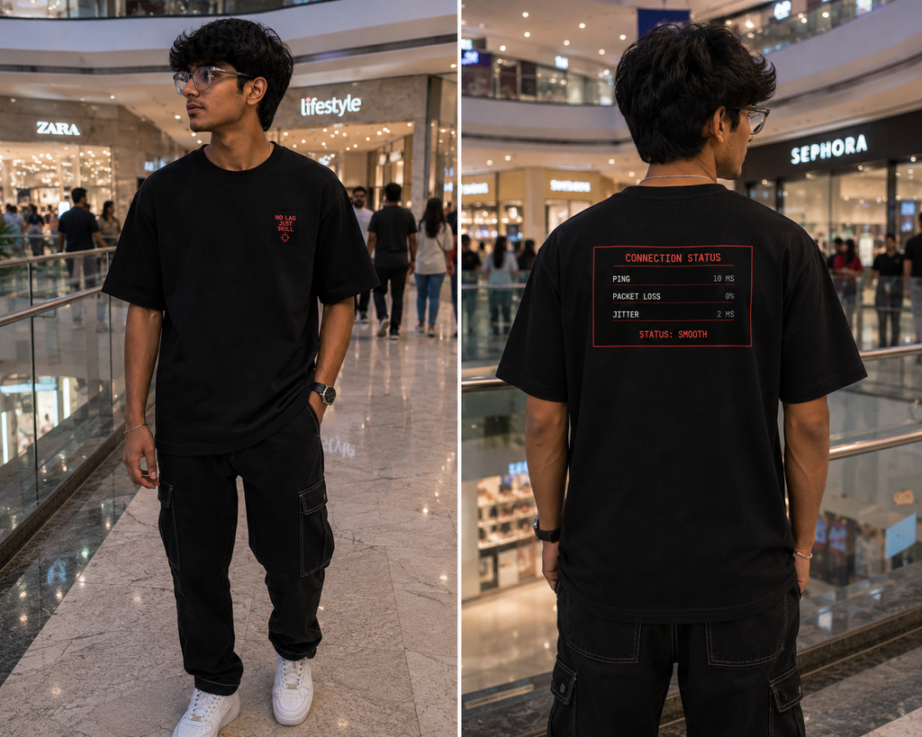 No Lag Just Skill Gamers T Shirt