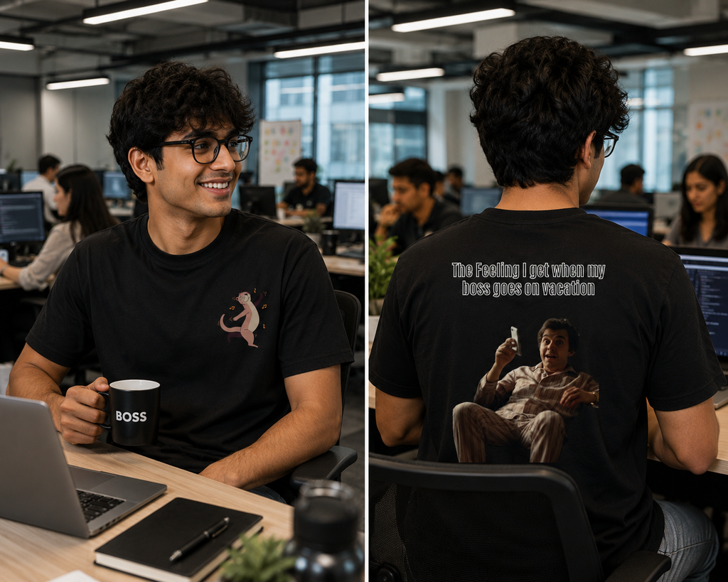 The Feeling I Get When My Boss Goes On Vacation Graphic T-Shirt