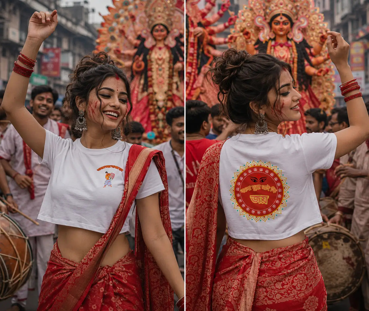 bolo dugga mai ki joy t shirt for girls
