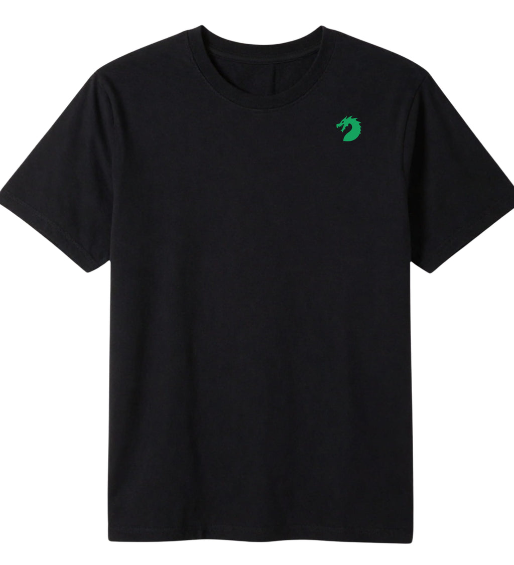 Book Dragon Print T-Shirt for Men