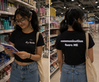 Communication Fears Me Graphic T-Shirt for Women