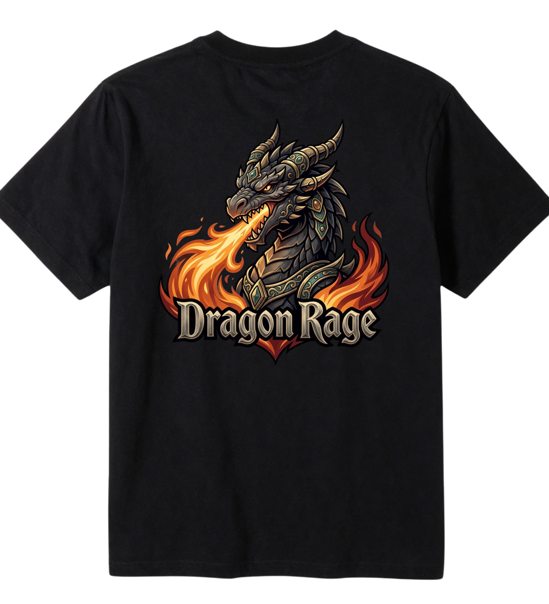 Dragon Rage Graphic Dragon T-Shirt for Men