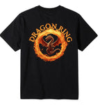 Dragon Ring Fire Dragon Print T-Shirt