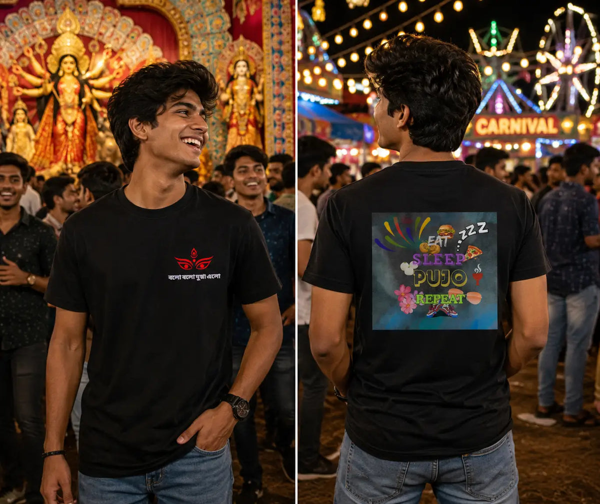 Men's T Shirt for Durga Puja 