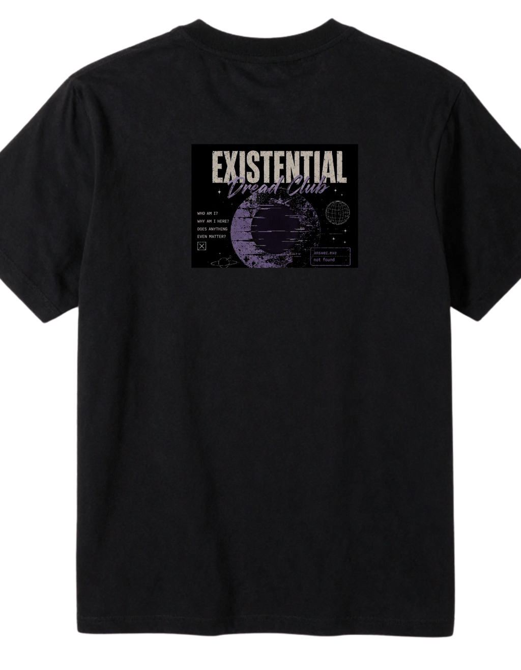 Existential Dread Club Graphic T-Shirt for Women