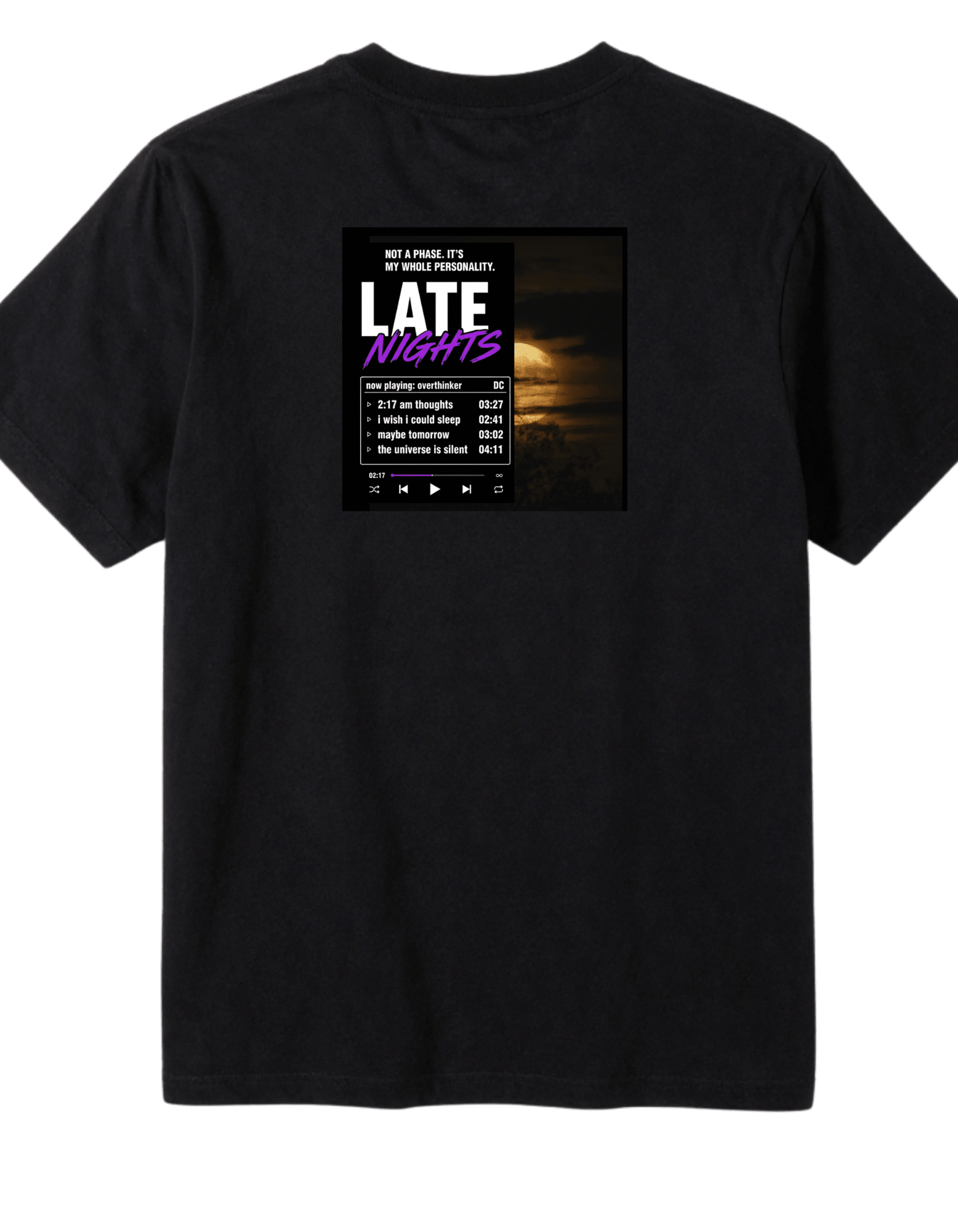 Late Nights Graphic T-Shirt for Women - DELULU DRIP™