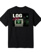 Log Off Graphic T-Shirt for Men
