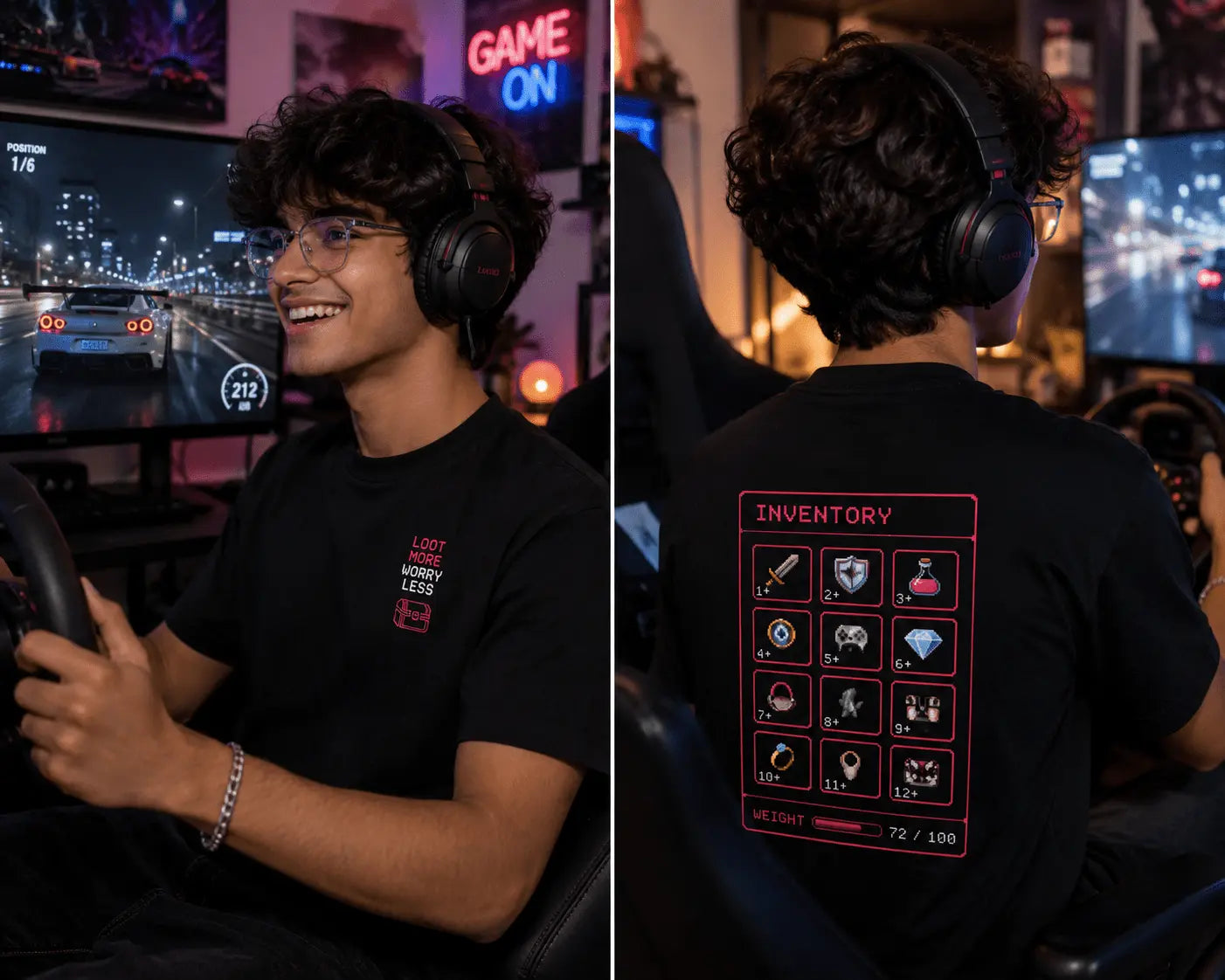 Inventory Graphic Gaming T-Shirt for Men