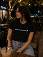 TFW you woke up fresh and ready to start your day and it’s only 1 a.m. crop t shirt