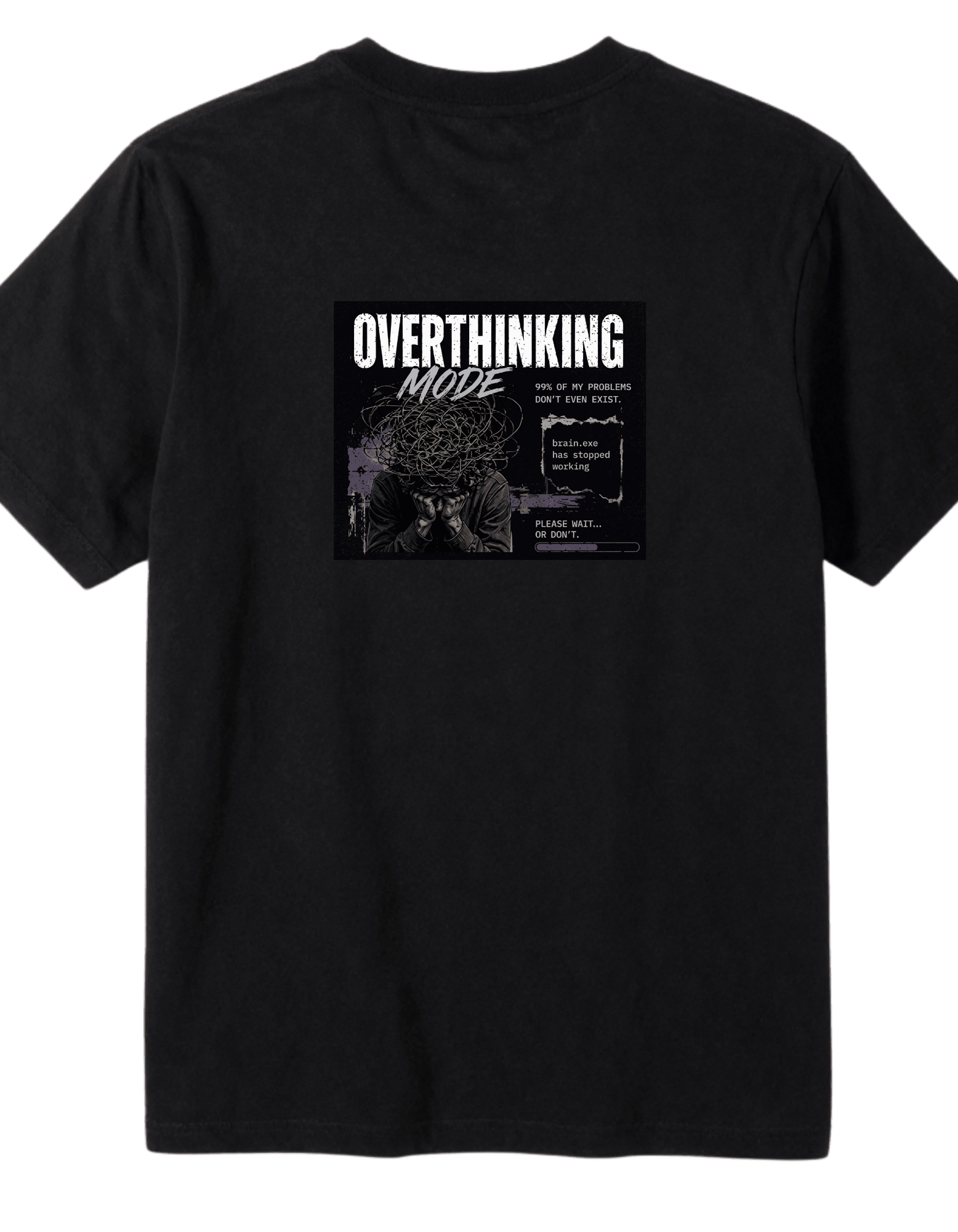 Overthinking Mode Graphic T-Shirt for Women - DELULU DRIP™