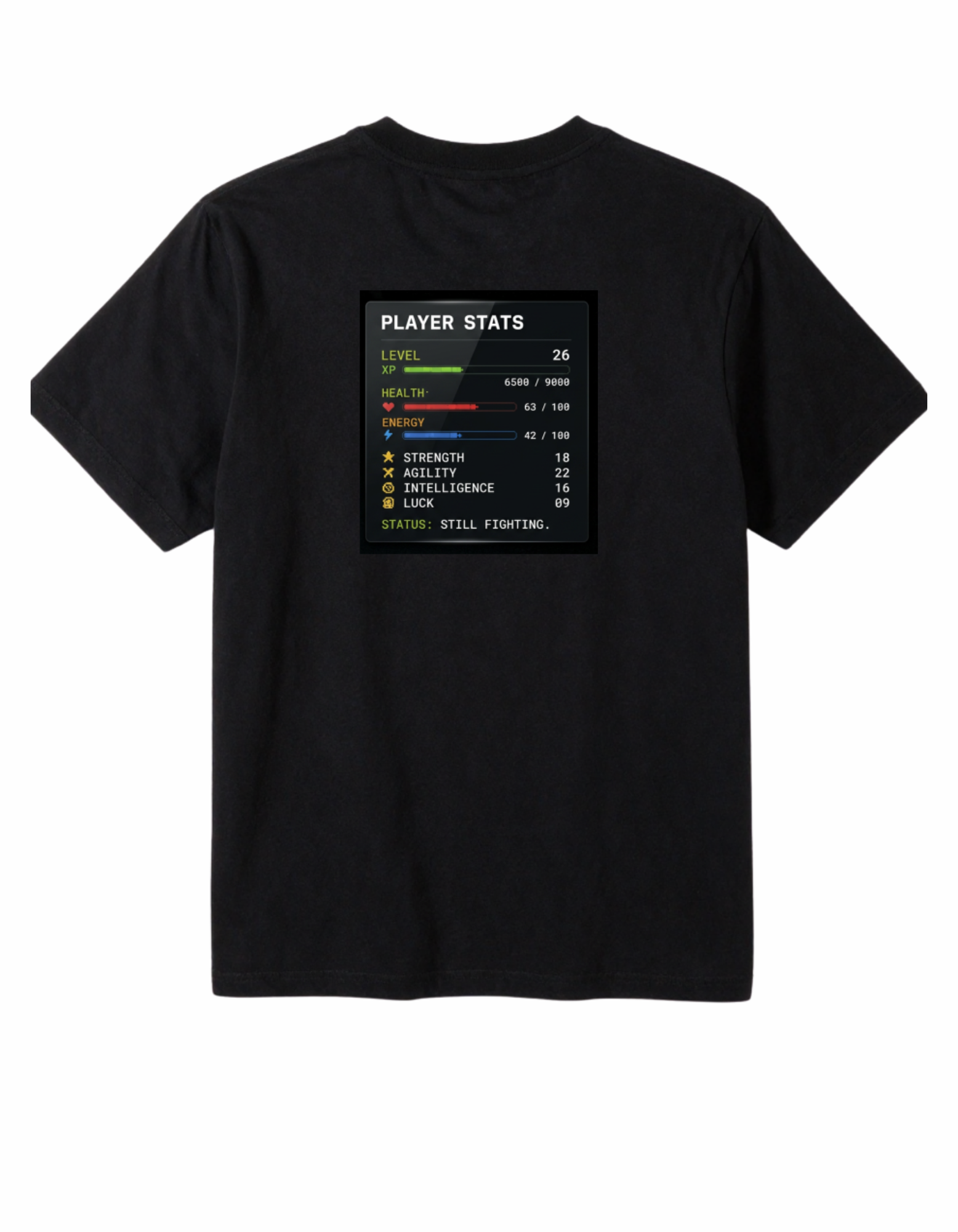 Player Stats Graphic Games T-Shirt for Men