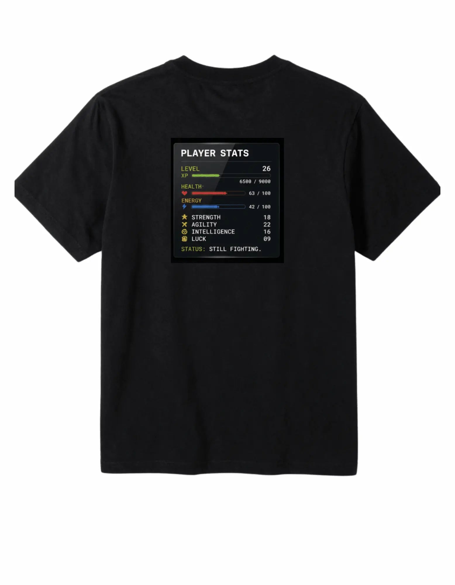 Player Stats Graphic Games T-Shirt for Men