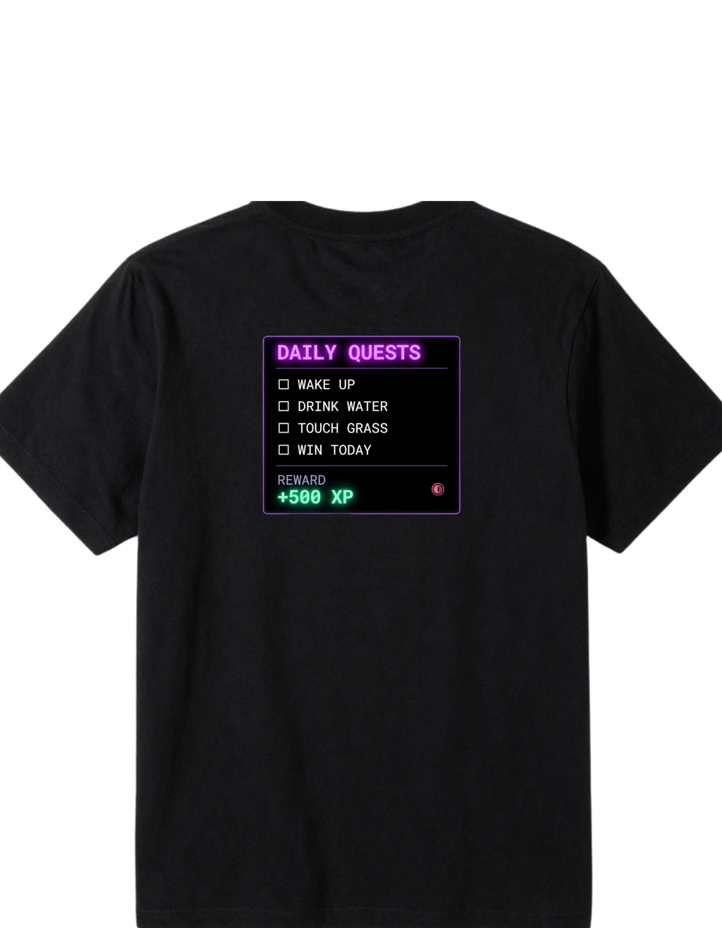 Daily Quests Graphic Gaming T-Shirt for Men