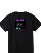 Daily Quests Graphic Gaming T-Shirt for Men