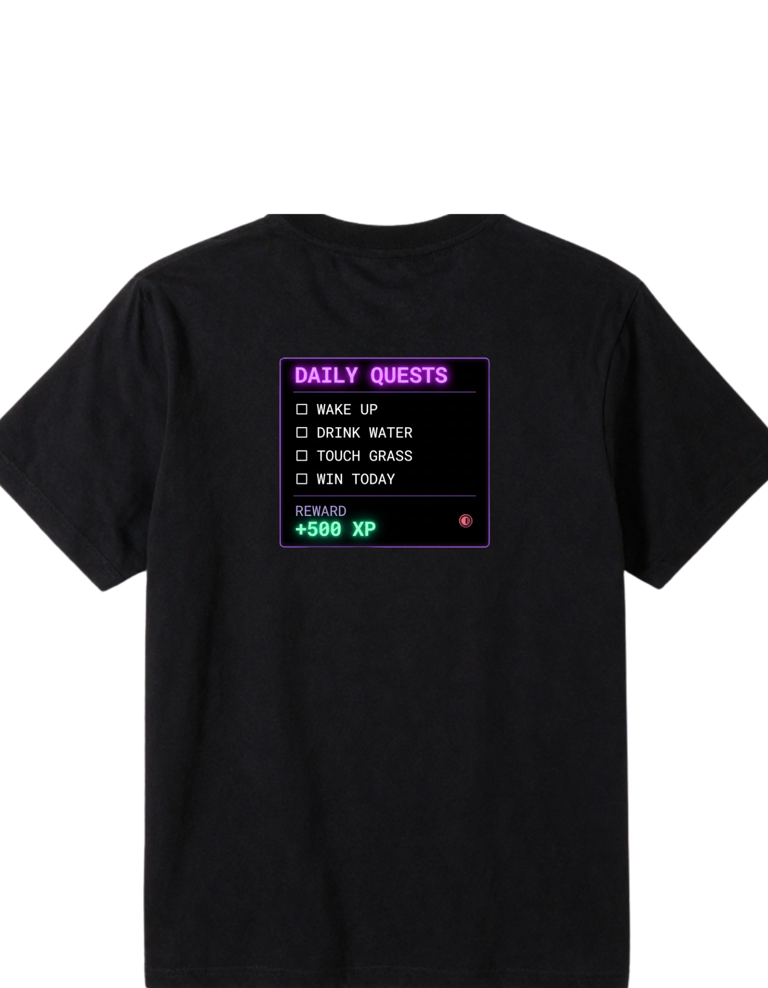Daily Quests Graphic Gaming T-Shirt for Men
