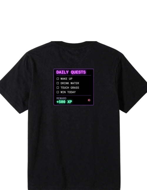 Daily Quests Graphic Gaming T-Shirt for Men