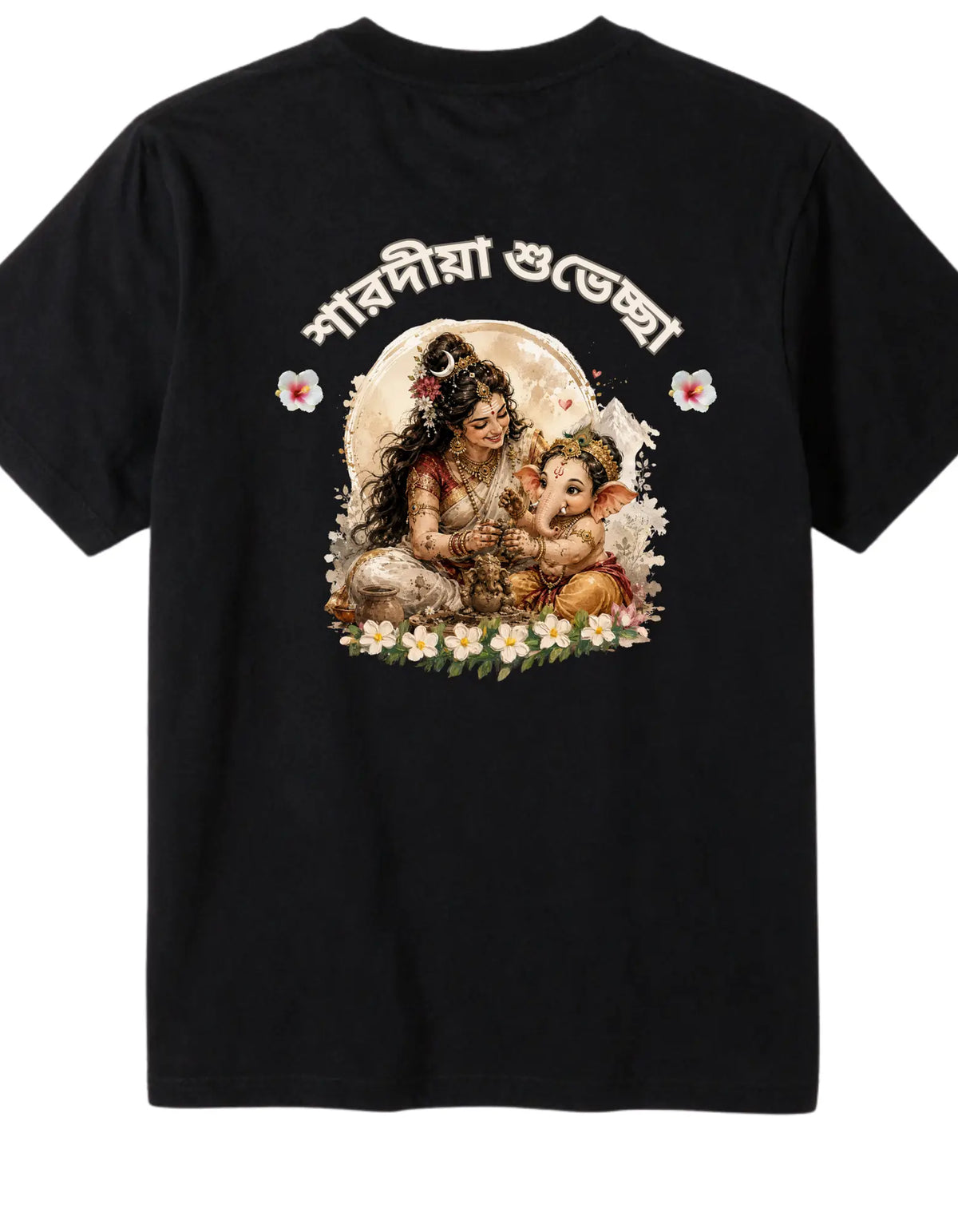 ma durga photo t shirt