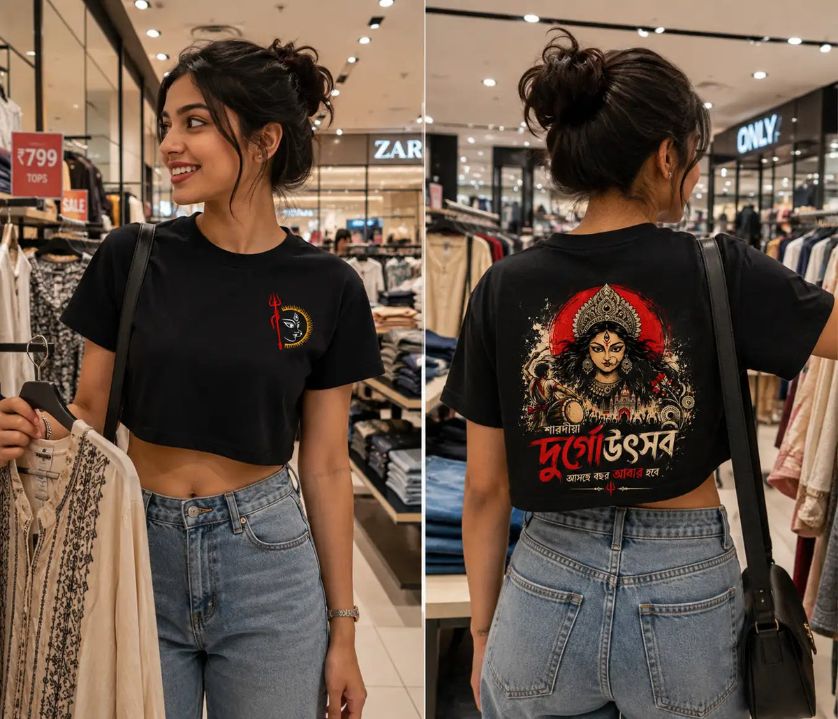 navratri t shirts for durga puja