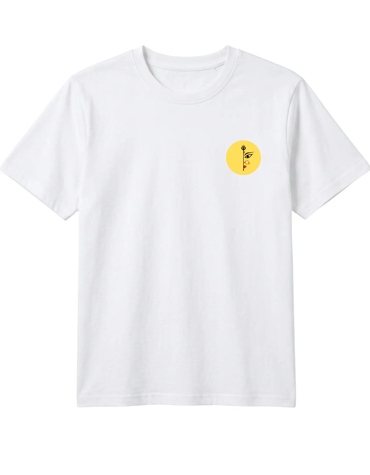 whitw maa durga t-shirt for men 